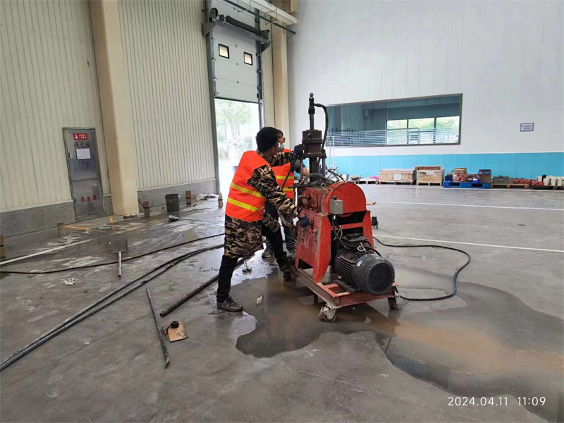 勉县厂房地面下沉塌陷注浆加固施工